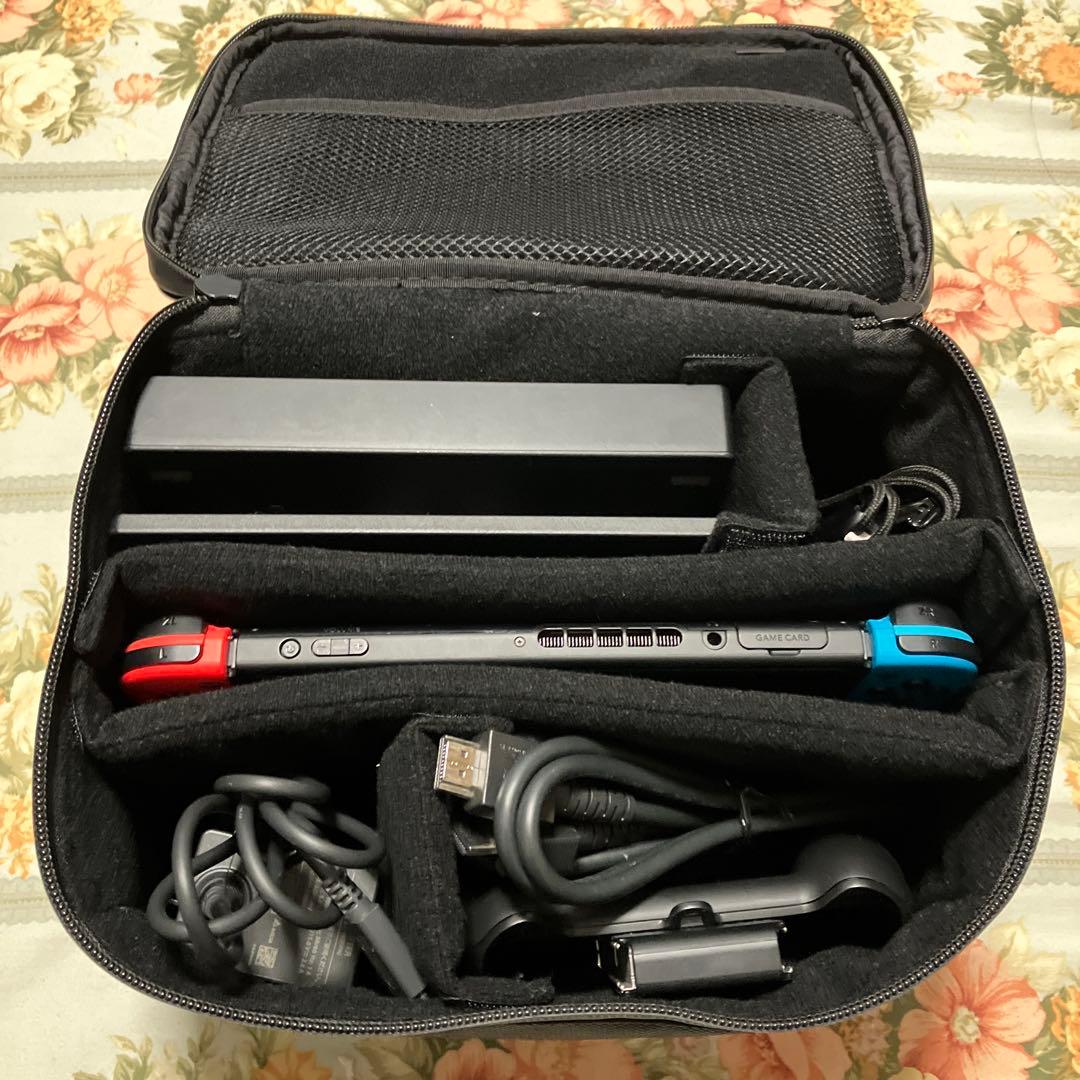 【美品】 バッテリー強化版 Switch 本体 ネオンレッド ネオンブルー