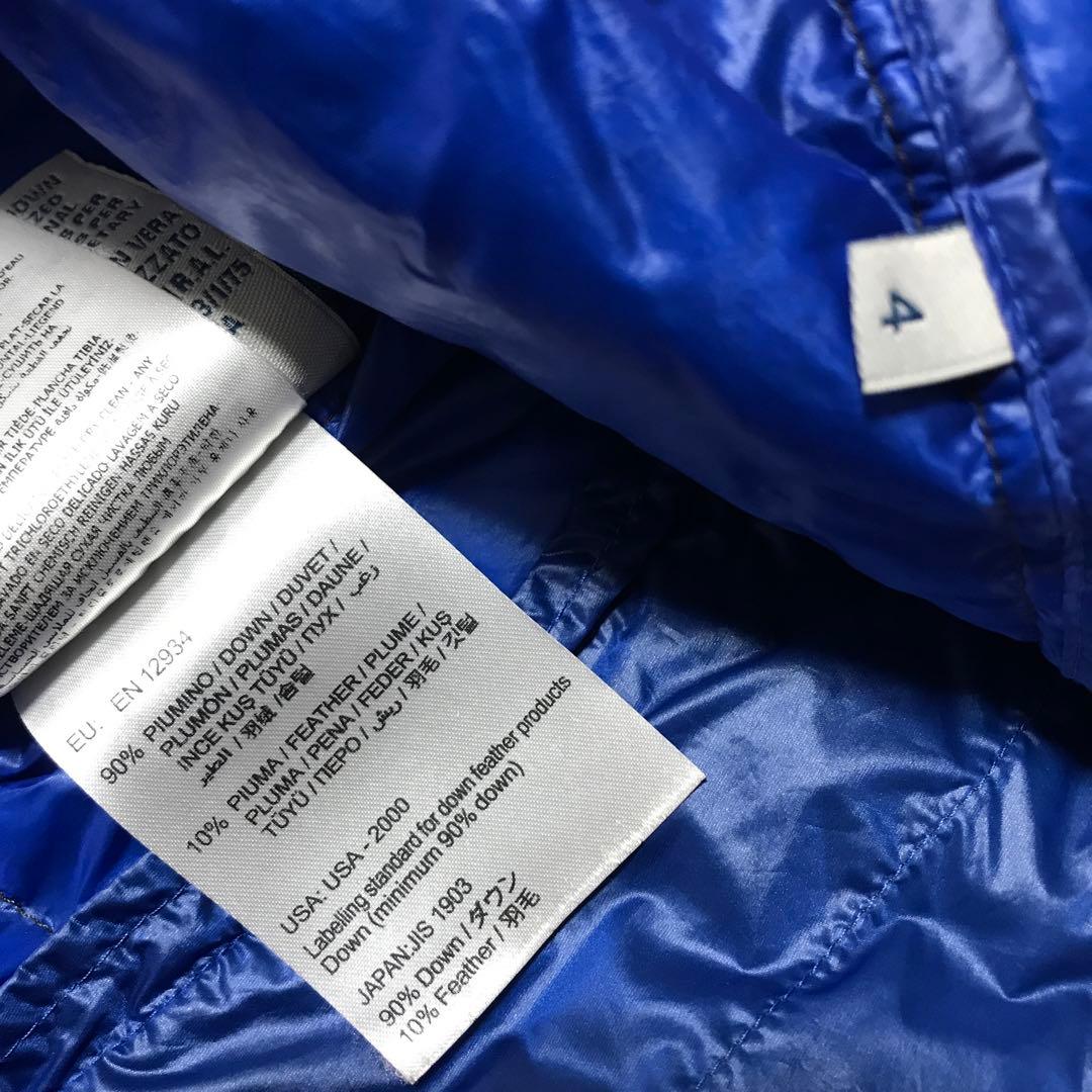 モンクレール 4 本物鑑定済 ダウンジャケット ベスト XL アウター ブルゾン