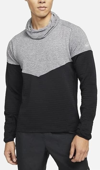 L ナイキ ラン ディビジョン スフィア エレメント ランニング ニット 黒