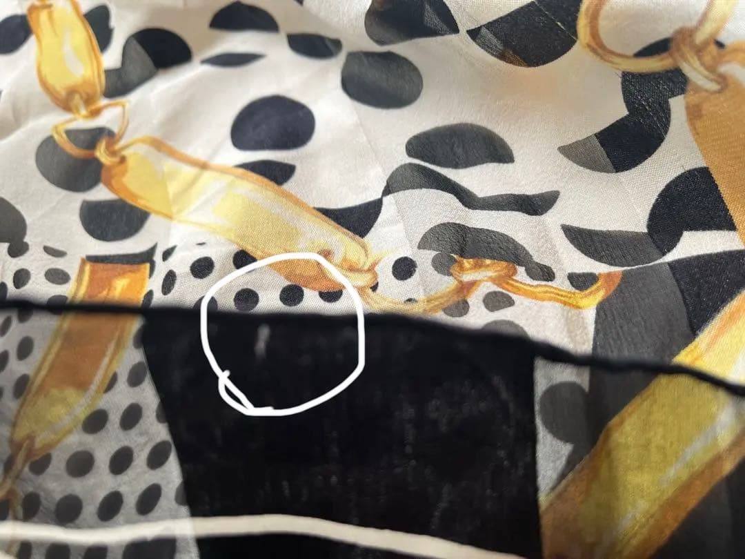 indigo 様Christian Dior ドット柄スカーフ