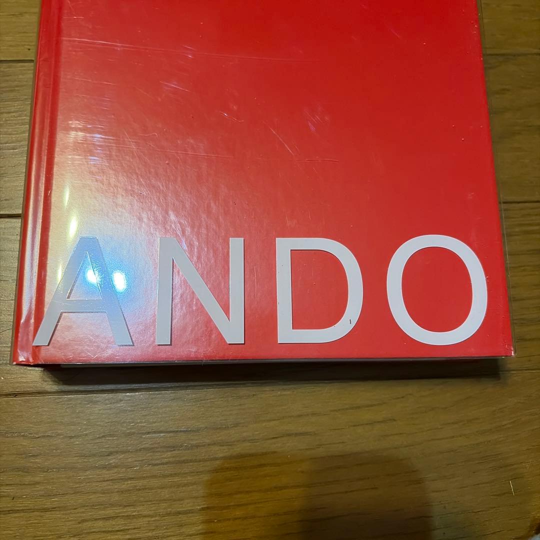 ANDO 挑戦　　安藤忠雄　サイン入り