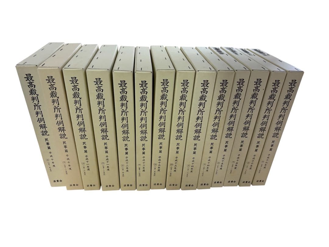 【ねもねも】最高裁判所判例解説 民事篇　平成10〜16年度 14冊