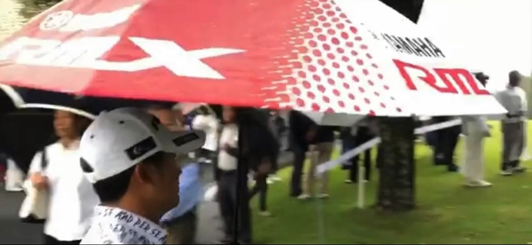 非売品　YAMAHA RMX ゴルフ 雨　ツアー観戦　プロ　ツアーモデル　レア