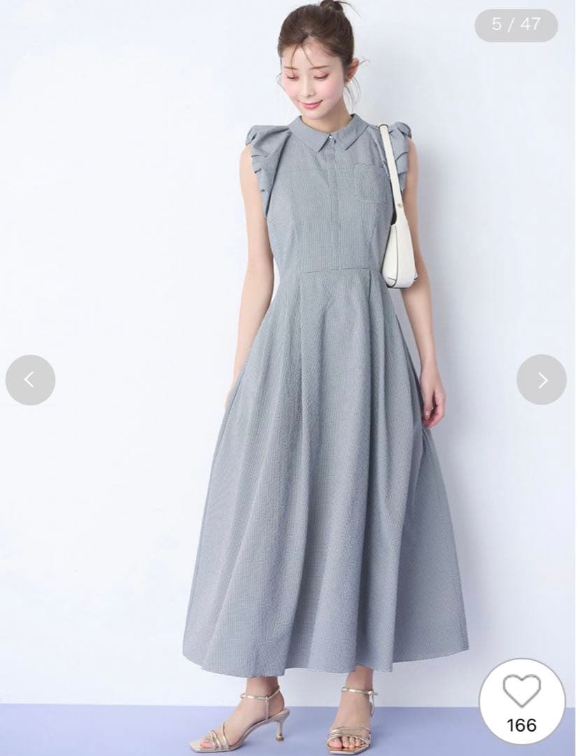 ❤️セルフォード❤️ 新品　今期　人気完売バルーンスリーブシャツワンピース