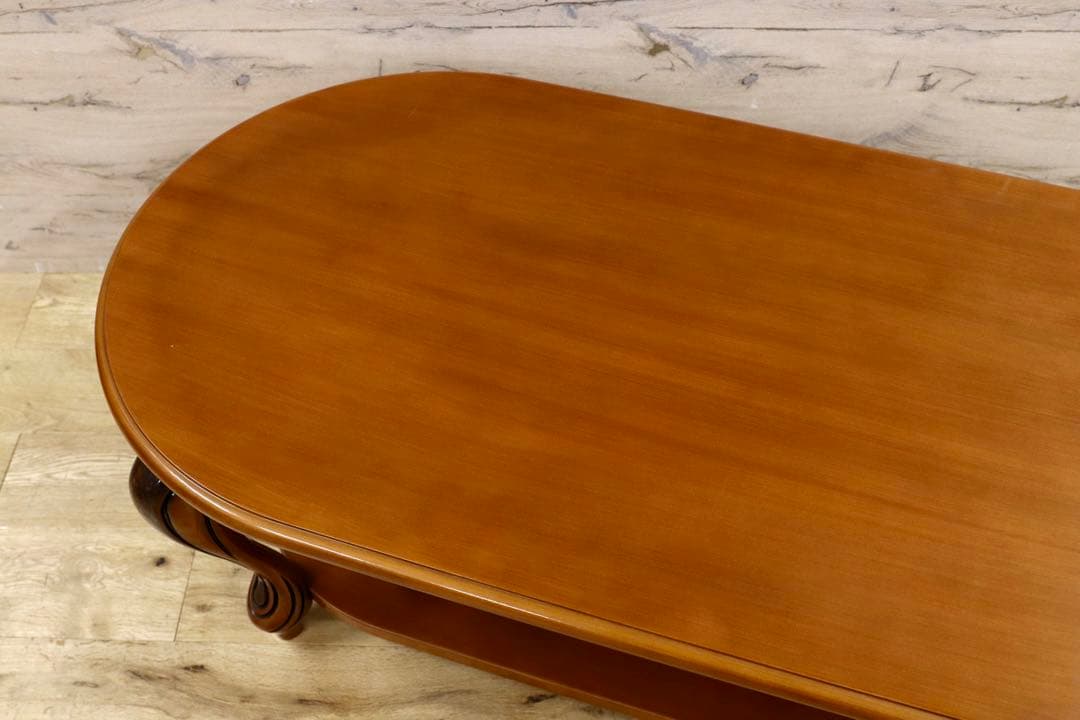 GMHS320○イタリア製 クラシック エレガント センターテーブル リビングテ