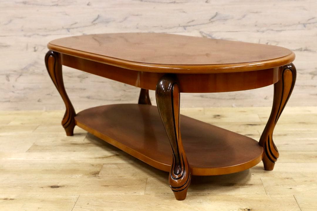 GMHS320○イタリア製 クラシック エレガント センターテーブル リビングテ