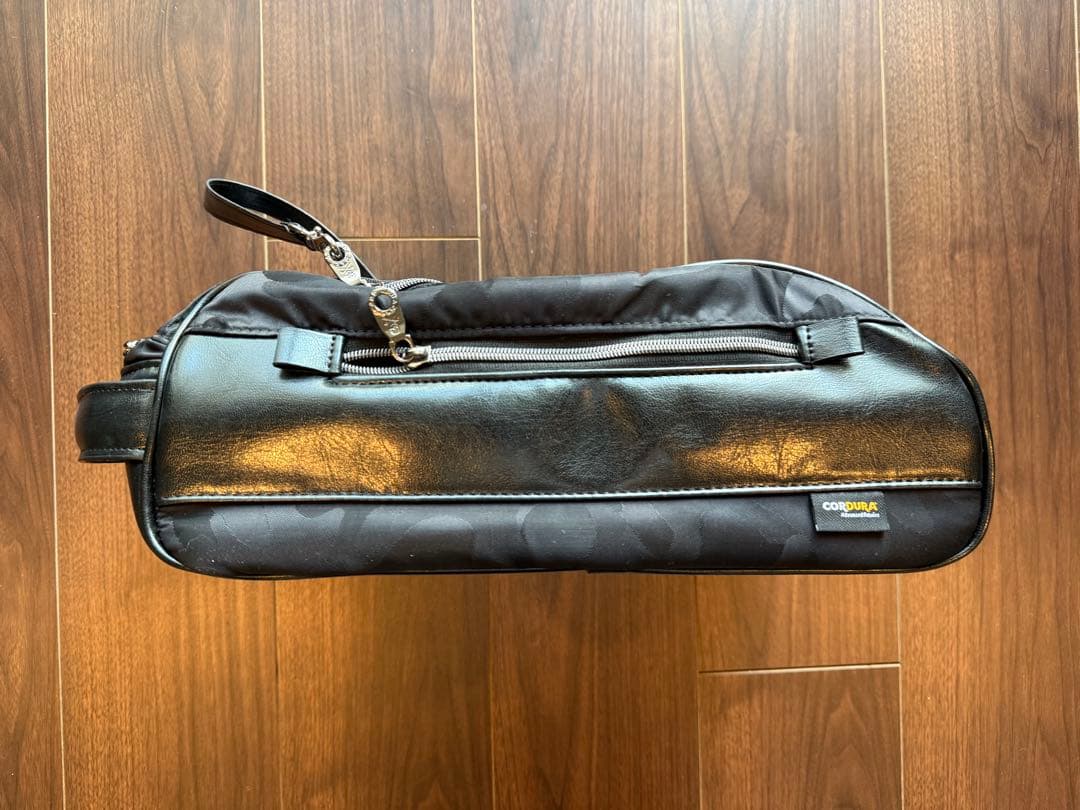 MARK&LONA シューズバッグ シューズケース カモ ブラック 完売品 美品