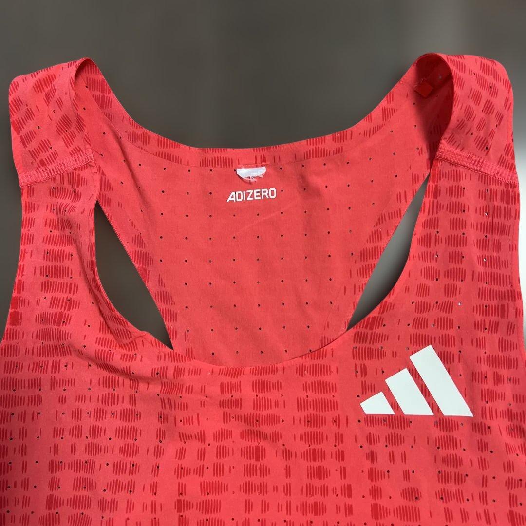 美品 adidas ADIZERO シングレット パンツ セット