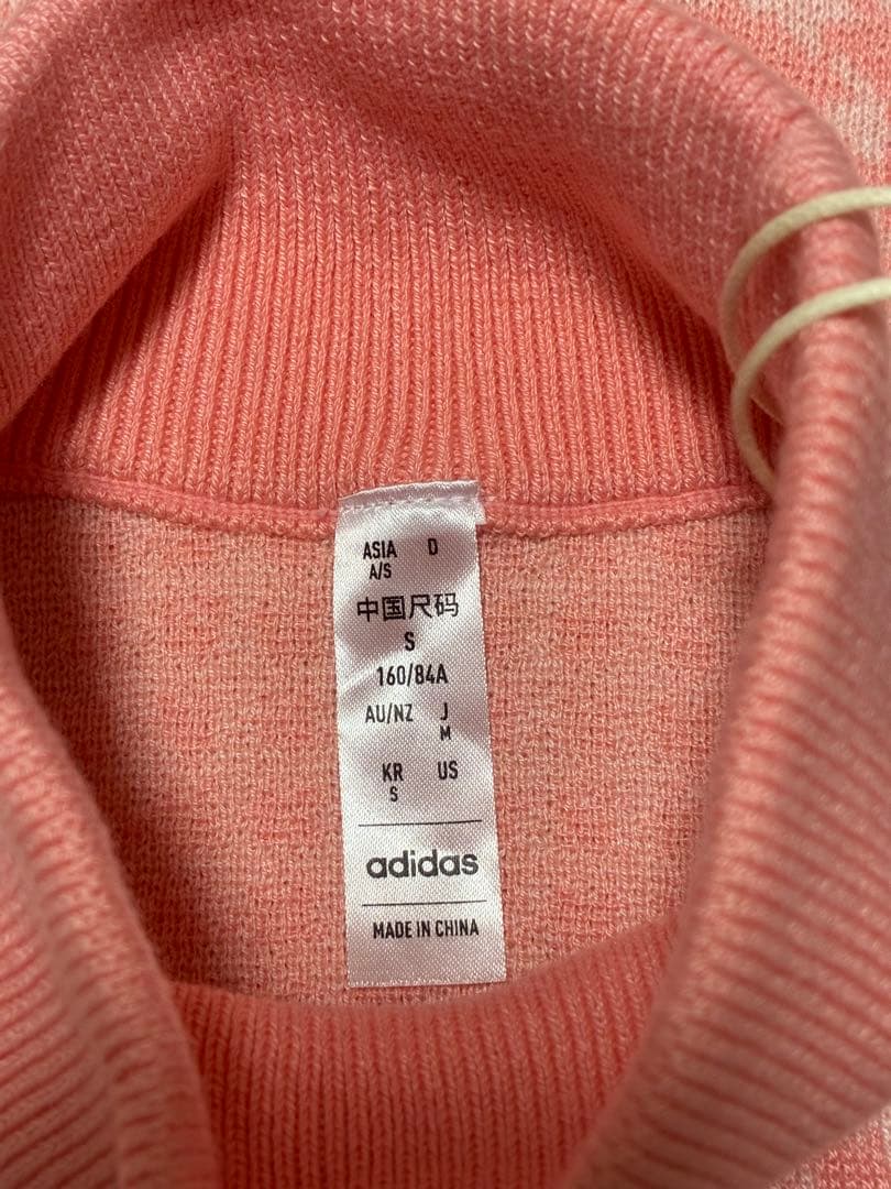 【新品 M】アディダスゴルフ セットアップ 千鳥格子ピンク＆ワープニットスカート