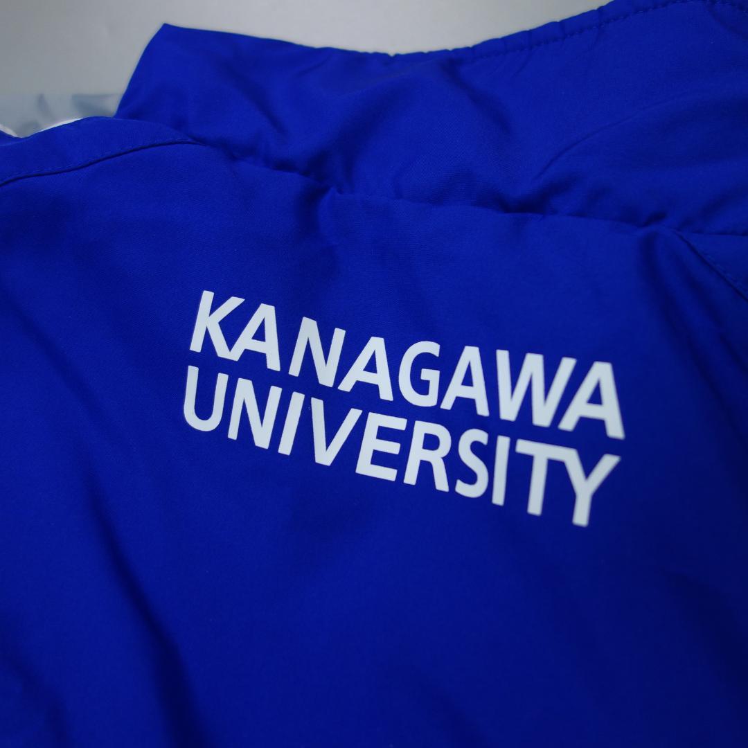 リ*サ様 9370美品 ミズノ 神奈川大学 駅伝 中綿ウィンドブレーカー M メ