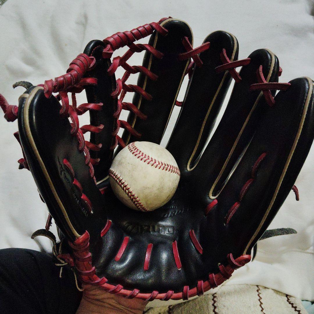 超希少！ミズノプロオーダー外野手用。 岸本耕作刻印有り。