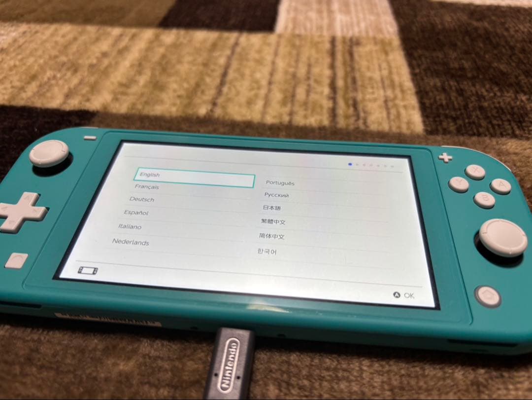 Nintendo Switch ターコイズ 本体、充電器付き