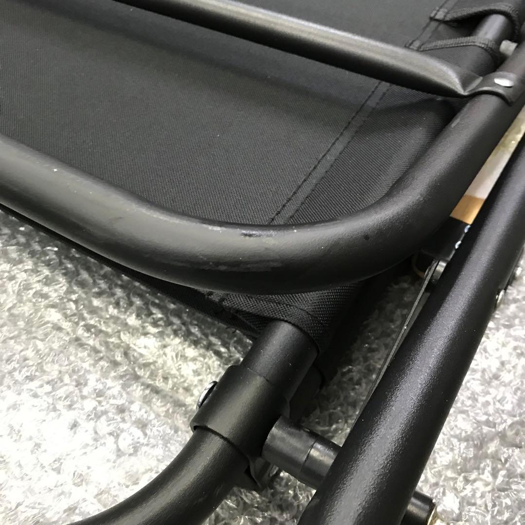 【開封・未使用】DesertFox キャンプチェア リクライニング 2脚　黒