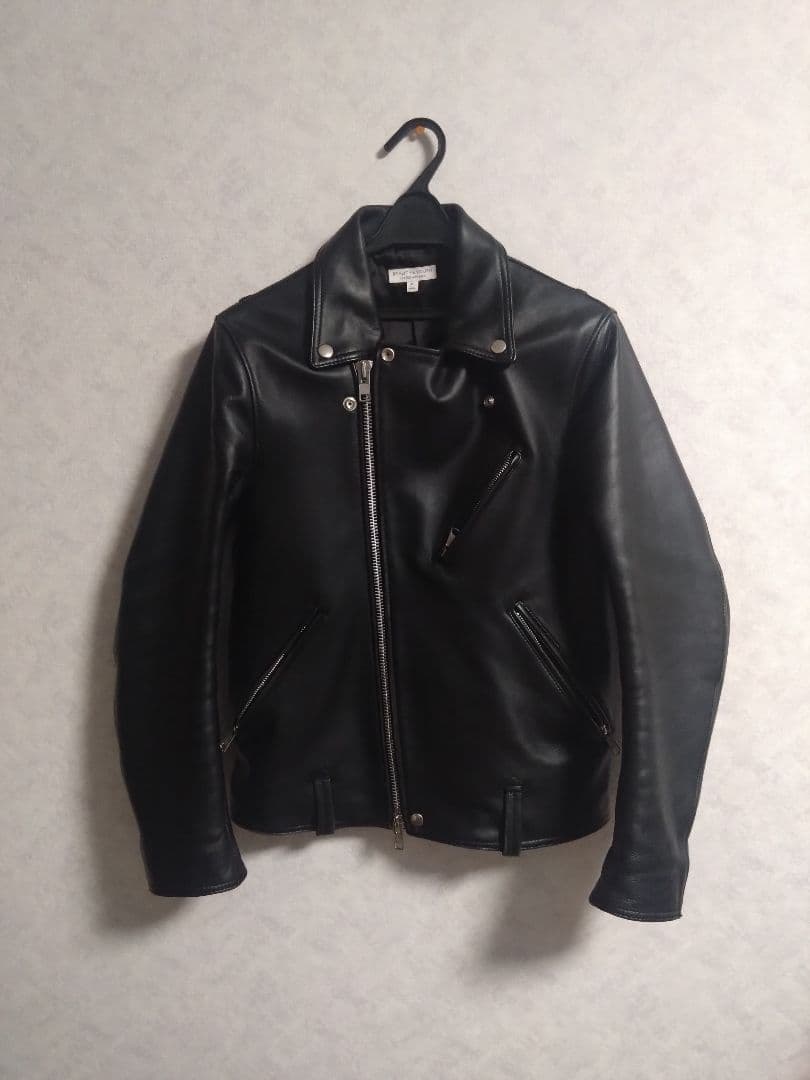 BEAUTY&YOUTH UKレザー ダブルライダースジャケット　М