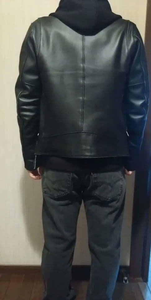 BEAUTY&YOUTH UKレザー ダブルライダースジャケット　М