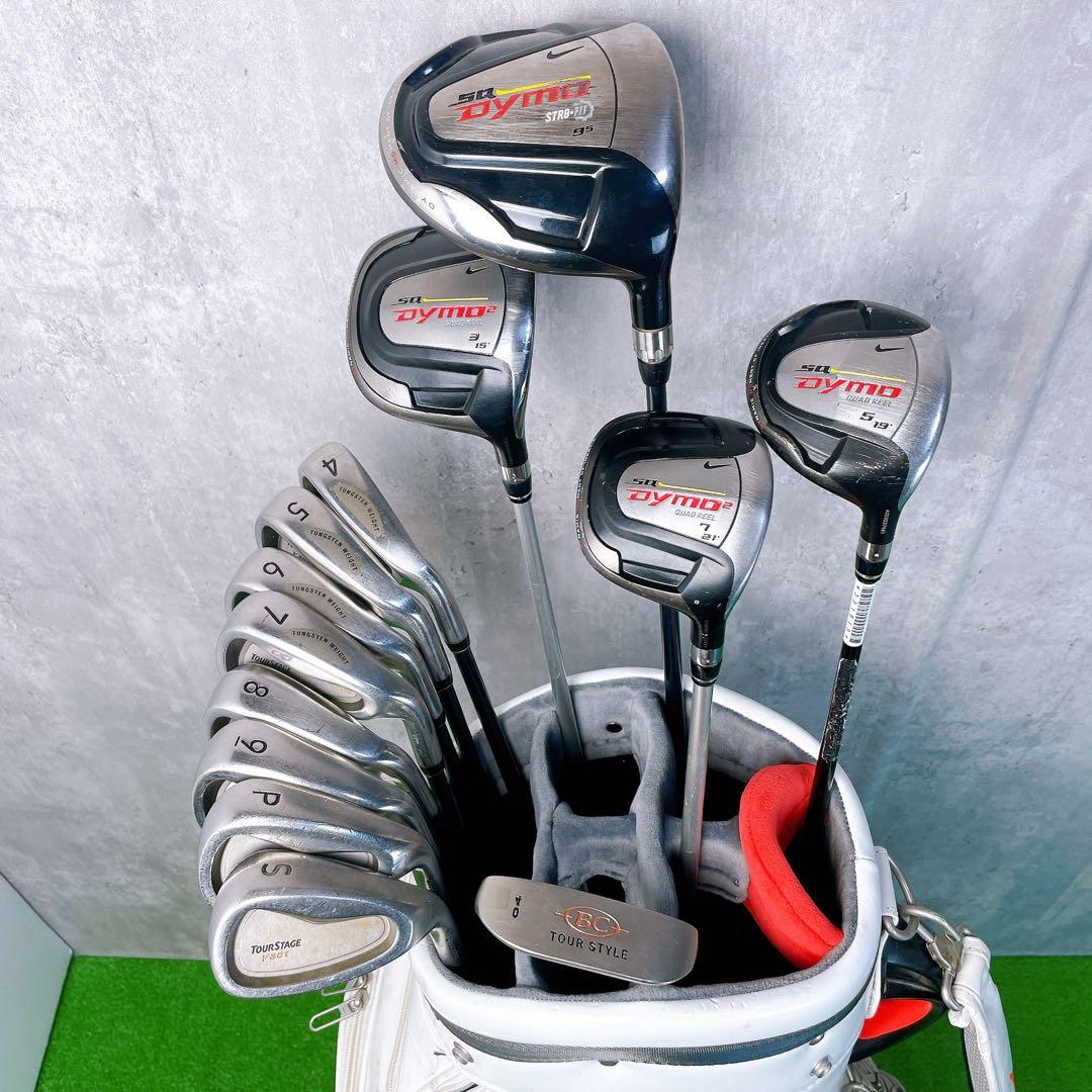 メンズ初心者用　ナイキ　サスクワッチ　ダイモ　V301 ゴルフセット 右打14本