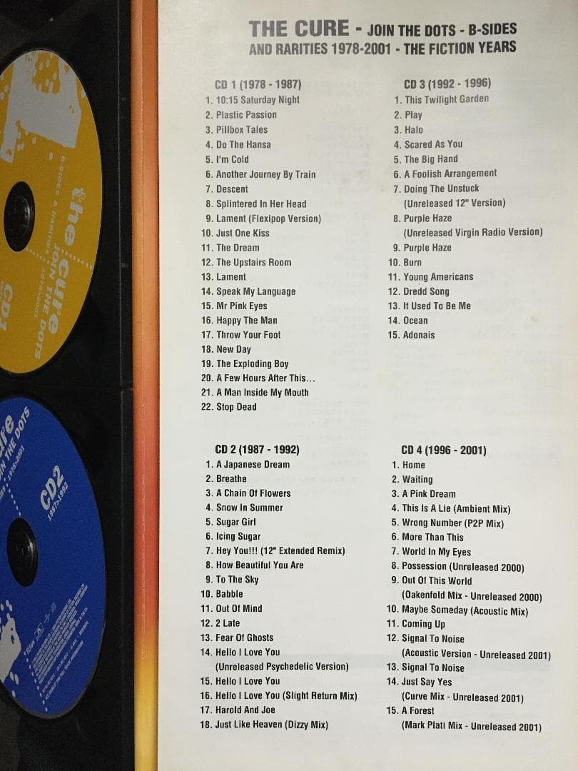 d*7様 美品！「JOIN THE DOTS」日本盤4枚組コンピレーション ザ・