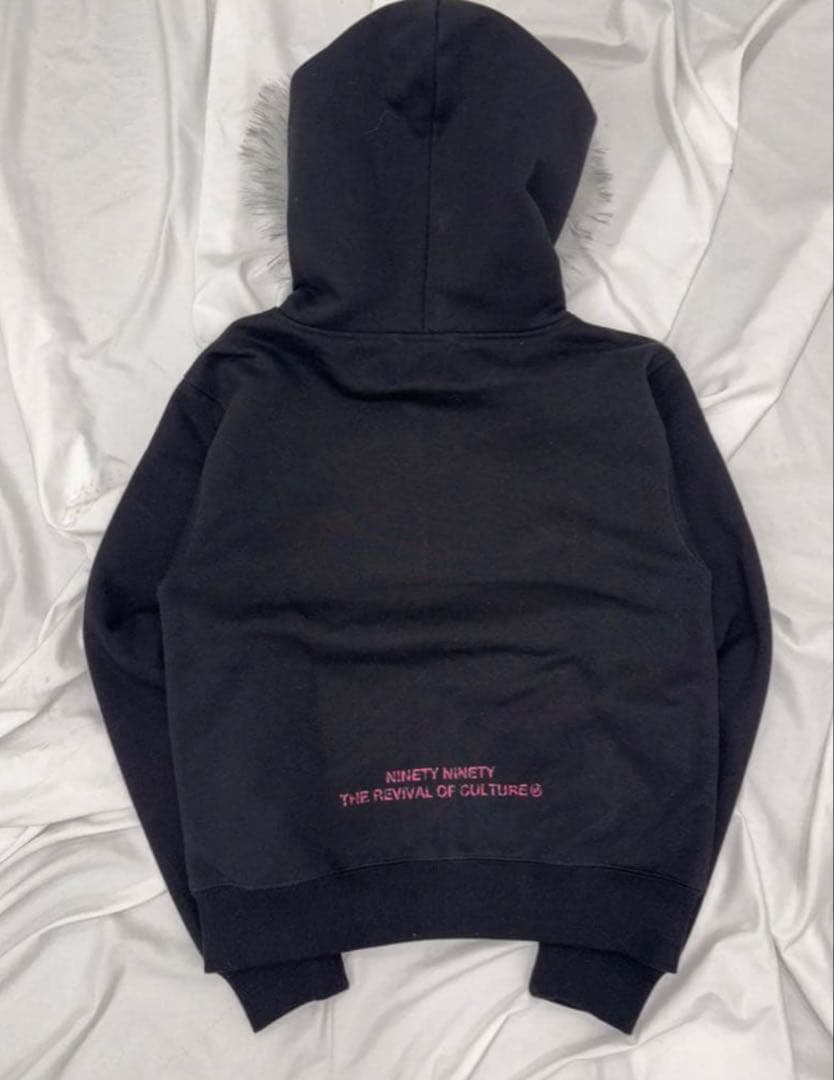 最安値！girl×Ed Hardy 90 Logo Fur Zip Hoodie