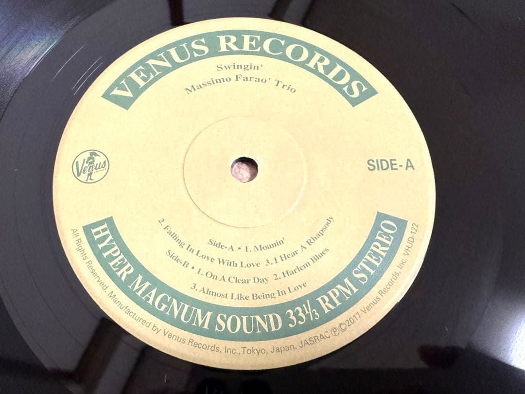 ★マッシモ・ファラオ / Swingin’ 限定アナログ盤LP VHJD-122