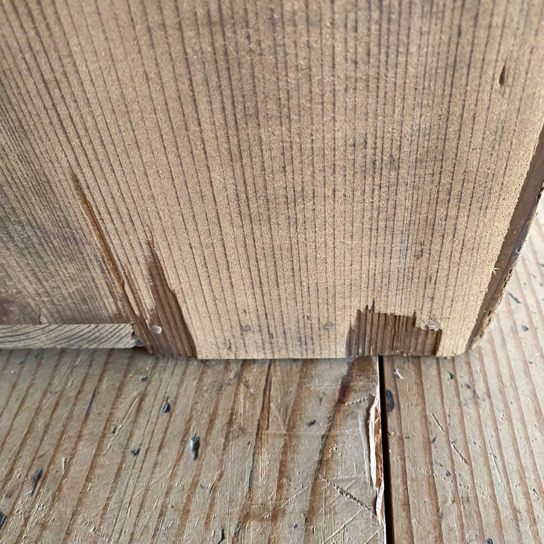 アンティーク 仕切り棚 チェスト 食器棚 書類棚 無垢材 無塗装 y5