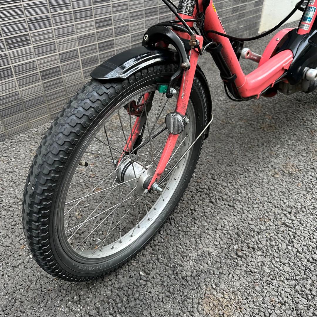 パナソニック電動自転車ギュット20インチ変速3段8.0Ah（5点灯）充電器つき