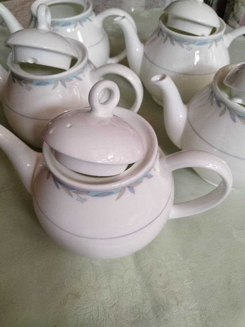 ノリタケ、ティーポット5個セット