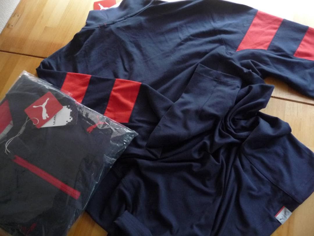 USプーマ コブラ Torreyana 1/4Zip 紺 特注刺繍入り