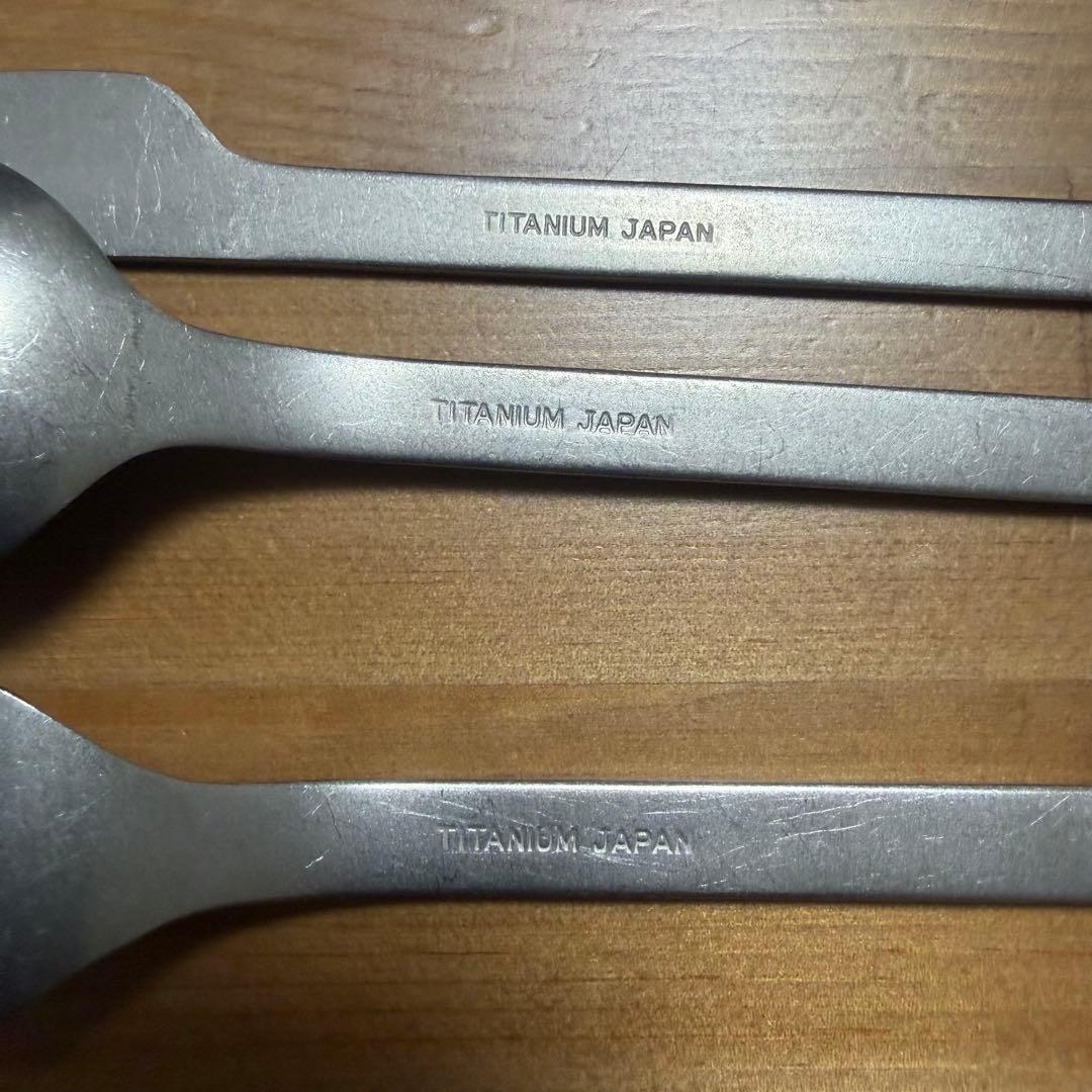 廃盤品　スノーピーク ワッパー武器　ナイフ、フォーク、スプーン　3本セット