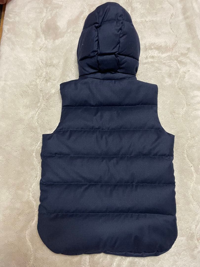 TATRAS ウールシルク　ネイビーダウンベスト