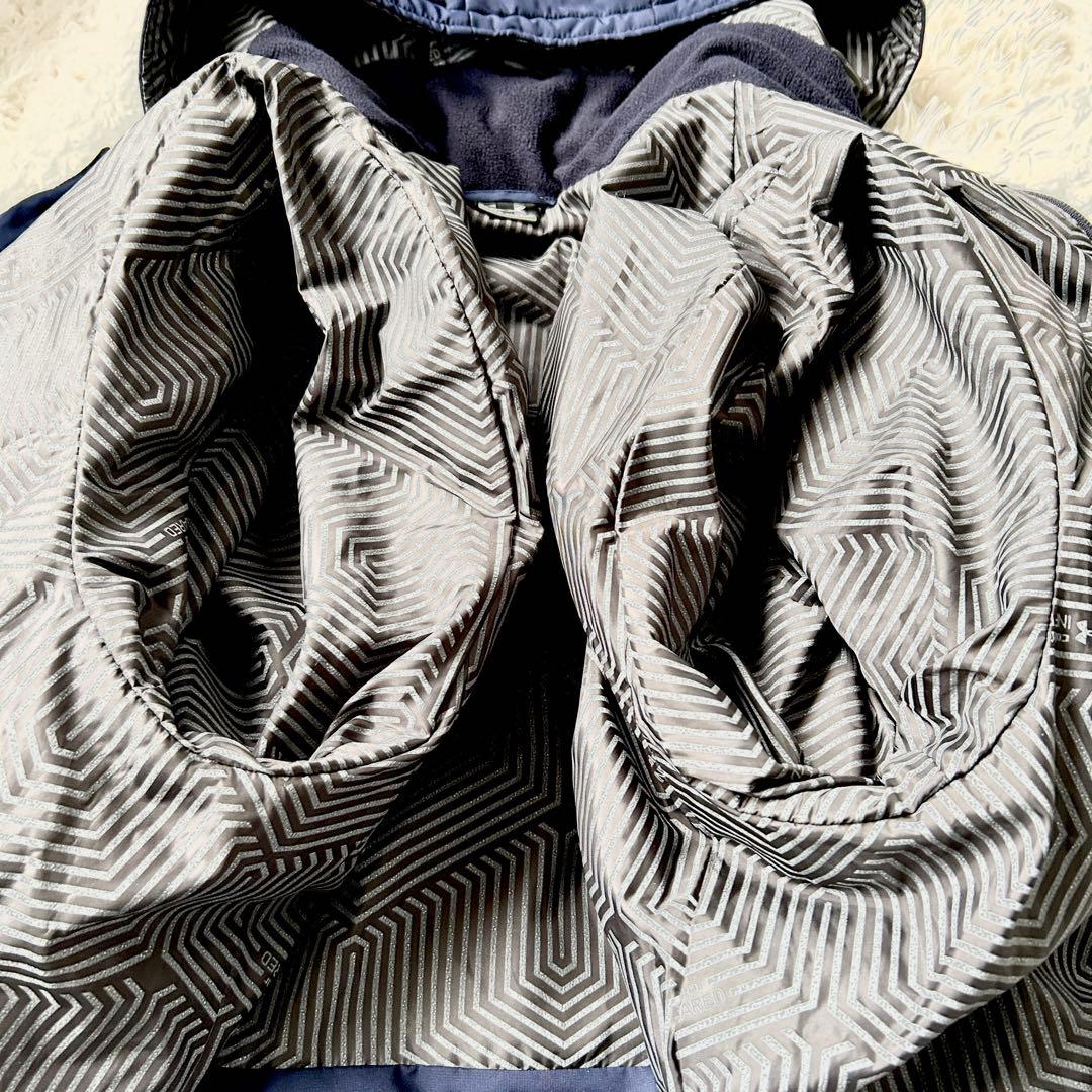 大きいサイズ アンダーアーマー UNDER ARMOUR ベンチコート ネイビー