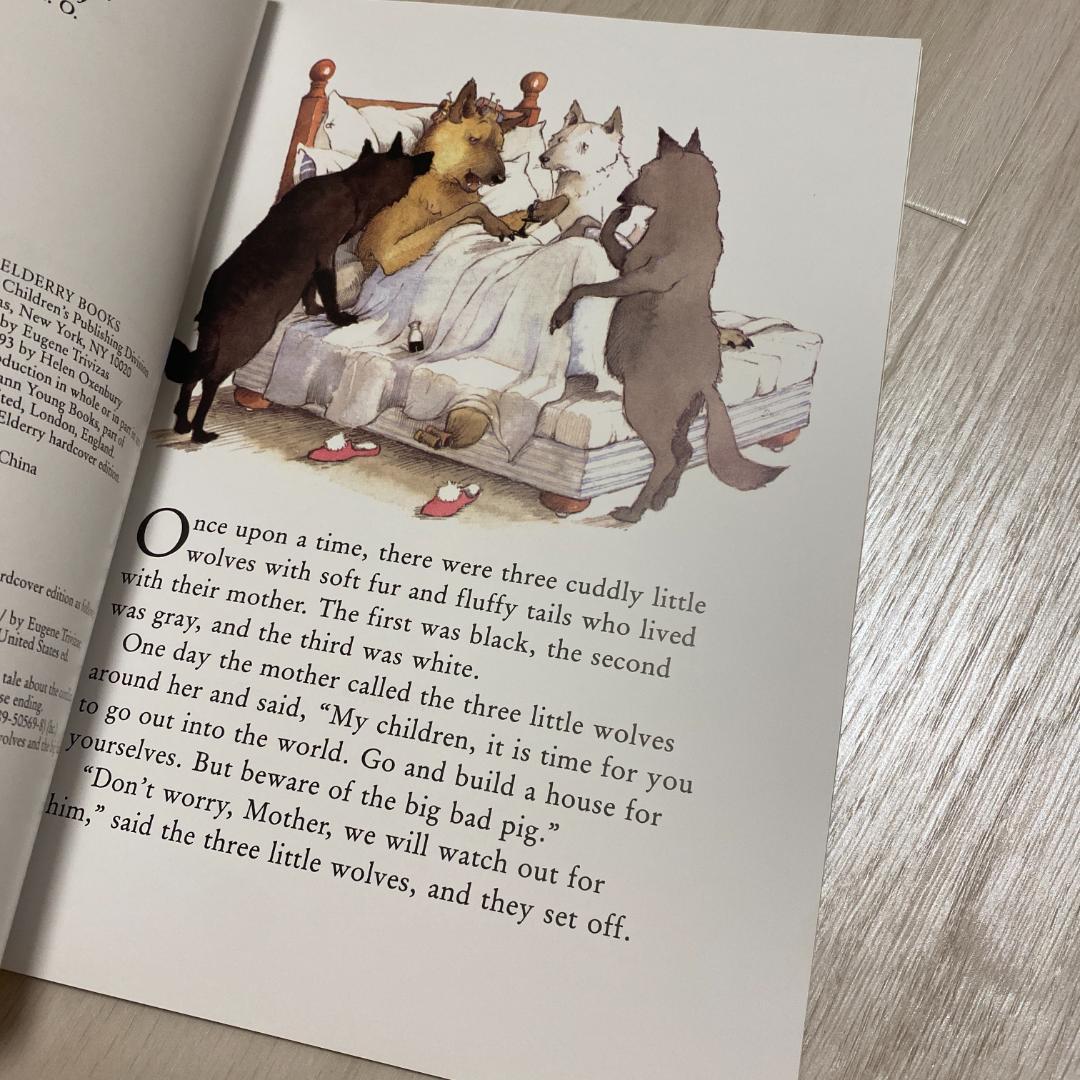 83 The Three Little Wolves and the Big絵本