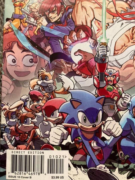 Sonic boom #10 ストリートファイター レアカバー