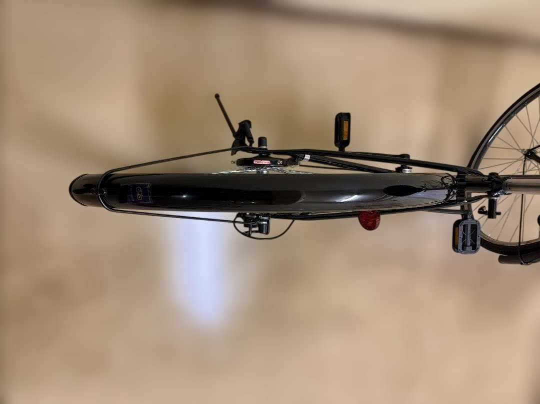 27インチ6段変速 シティサイクル 美品（黒）