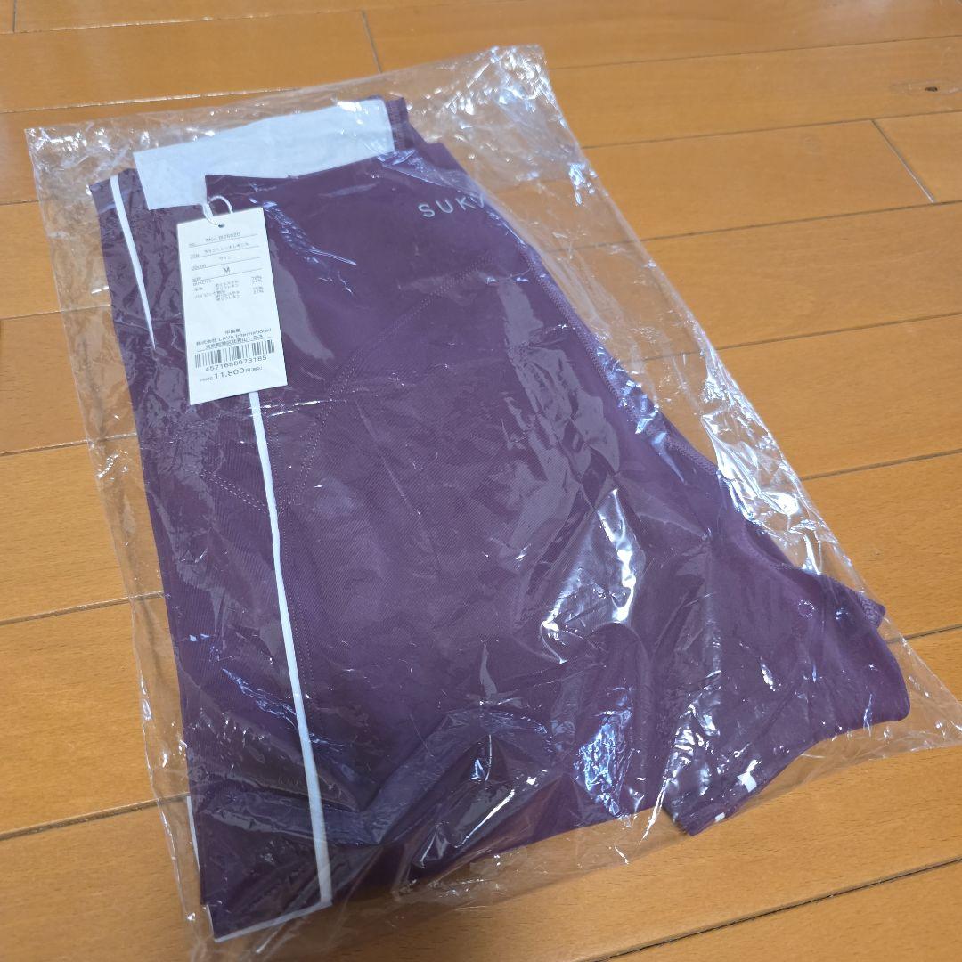 新品『SUKALA』 ライントレンカレギンスM 　パープルワイン　LAVA