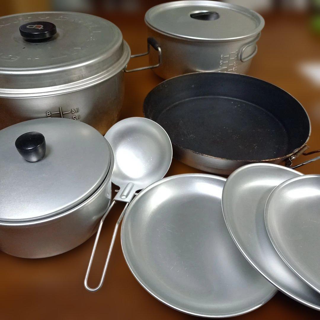 アウトドア　クーラーボックス　食器お鍋セット