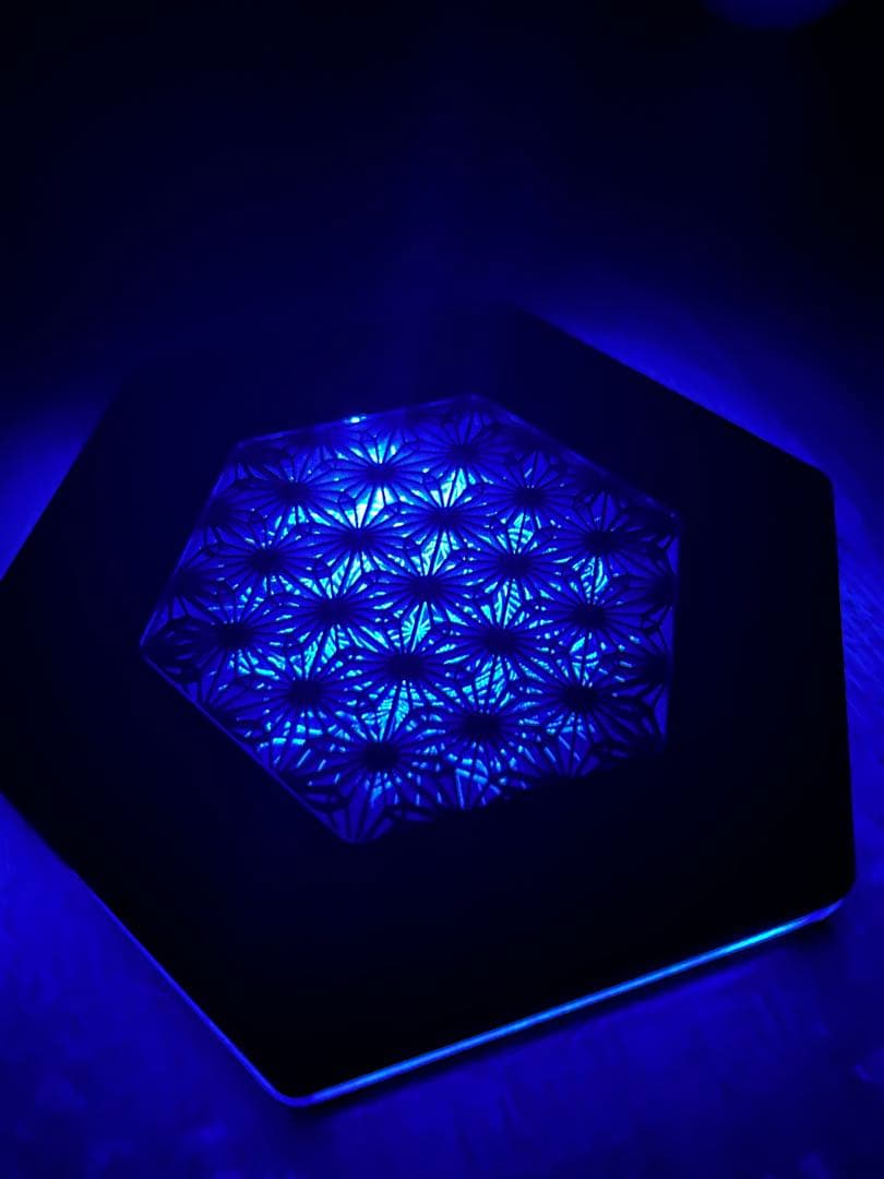 アサガラワークスLEDコースター ◇ ウォールナット