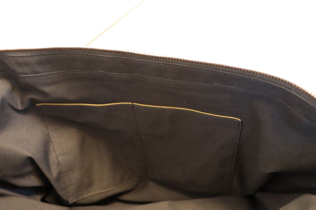 【Paul Smith】インレイドストライプハンドル トートバック　ブラック