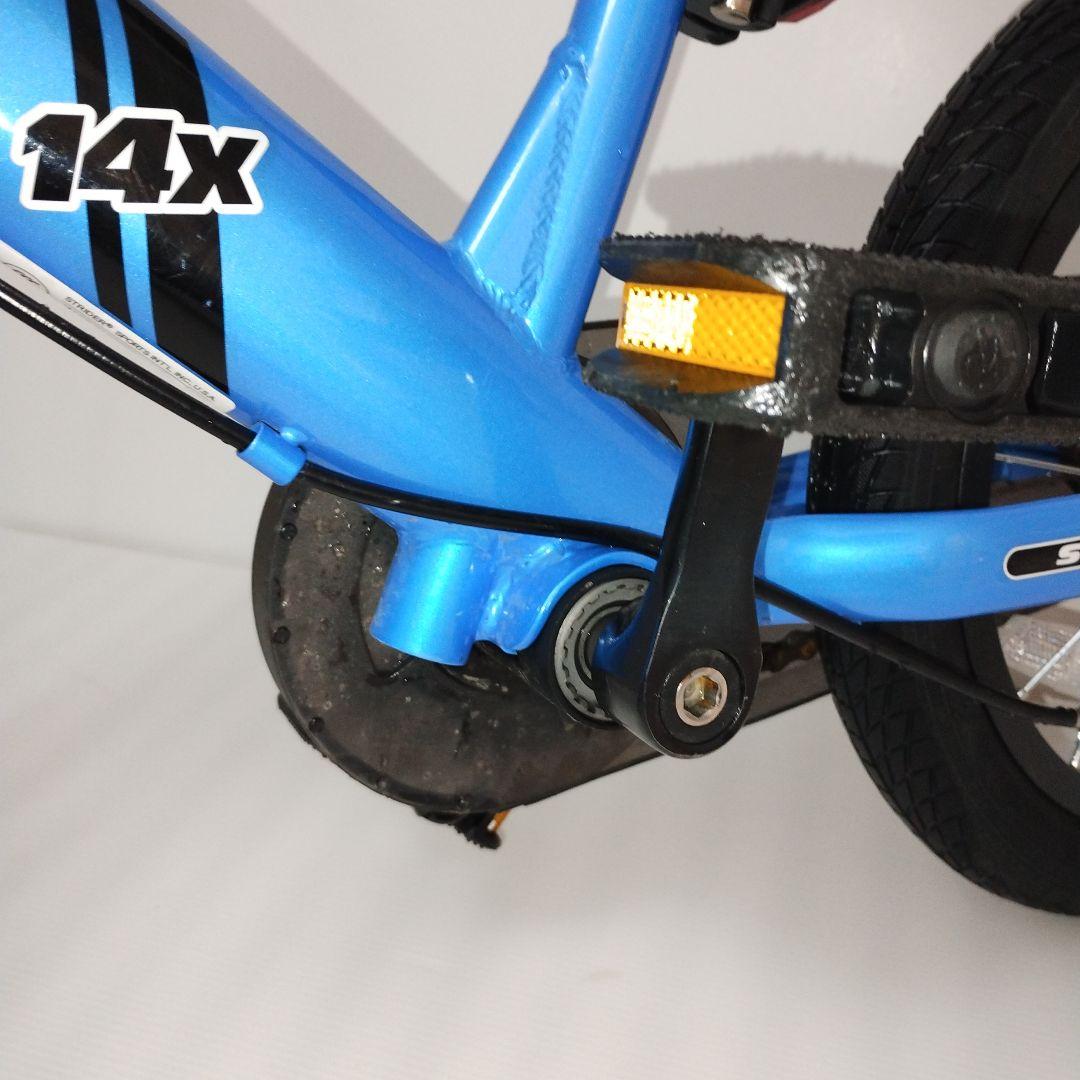 【美品】STRIDER 14x 幼児用自転車 青