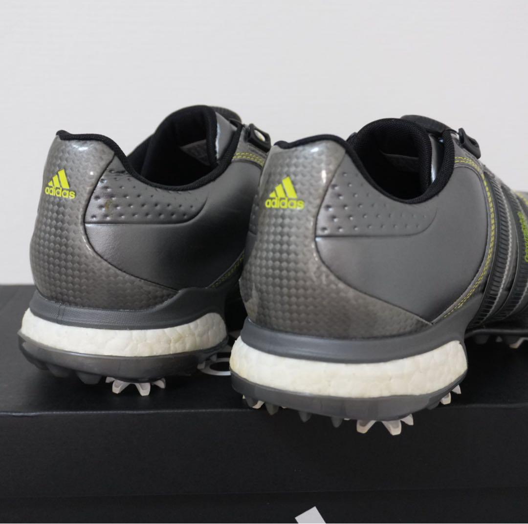 【美品】アディダス 26.5 Q44970 BOA シルバー　ゴルフシューズ