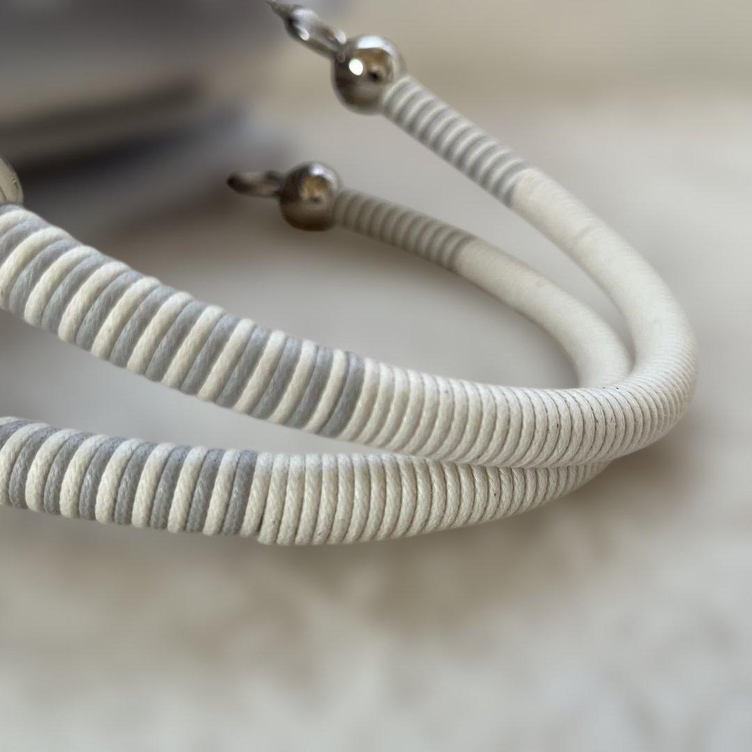 和装バッグ　利休バッグ　淡い藤色　正絹　組紐帯地 底鋲 タッセル 着物バッグ