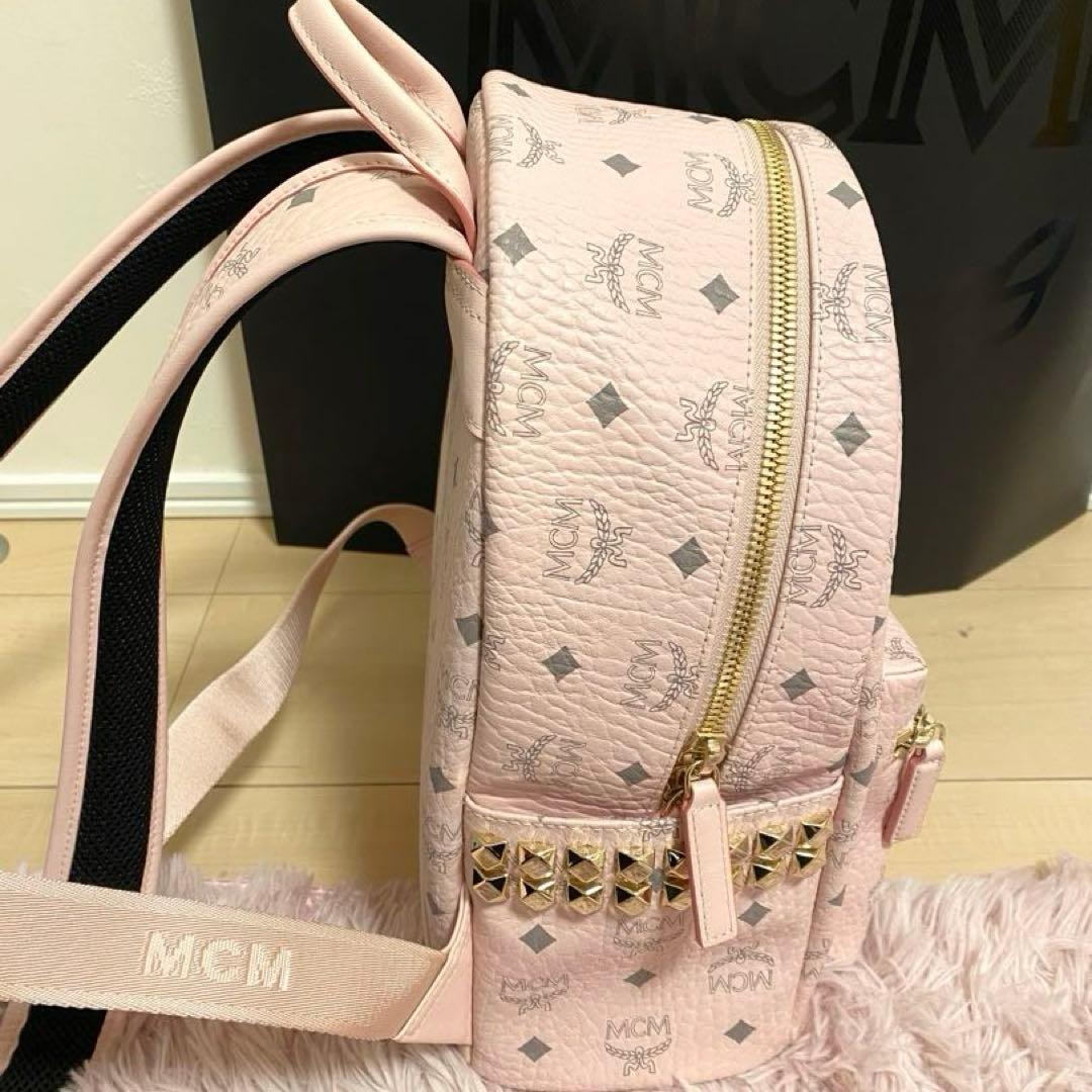 MCM リュック パウダーピンク Sサイズ