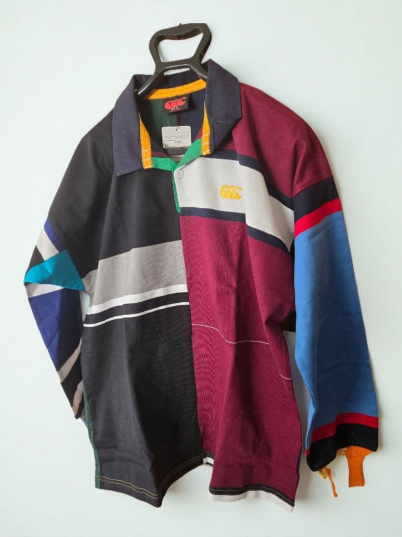 未使用 タグ付き カンタベリー マルチカラー ラガーシャツ 3L ビッグサイズ