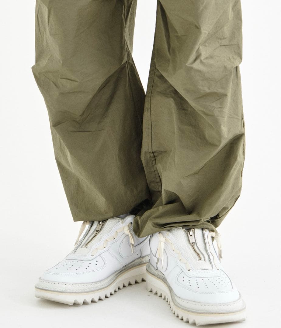 【美品】KHOKI 24ss ミリタリーワークパンツ カーキ