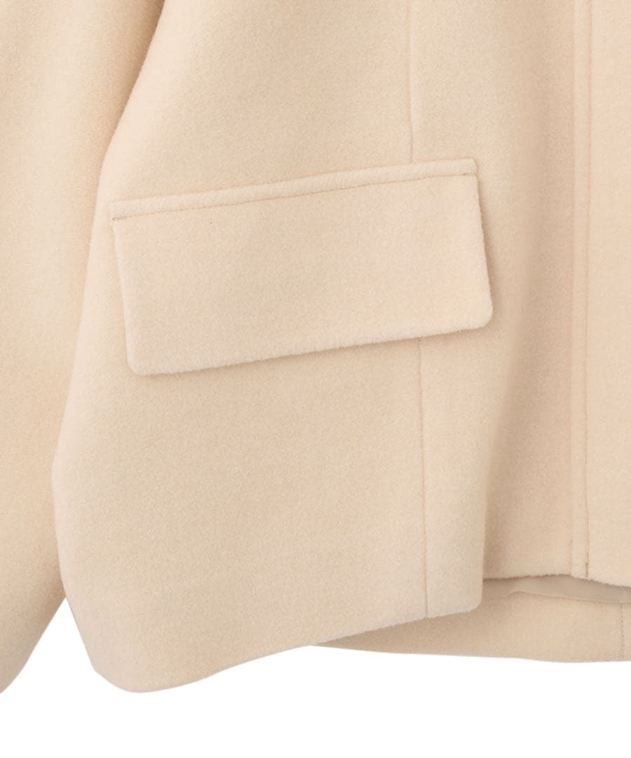 マ*ー様 COCODEAL リブカラーウール混コート