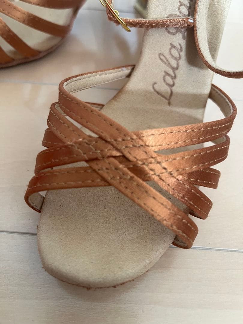 ラテン用ダンスシューズLala Dance テラコッタ22.5