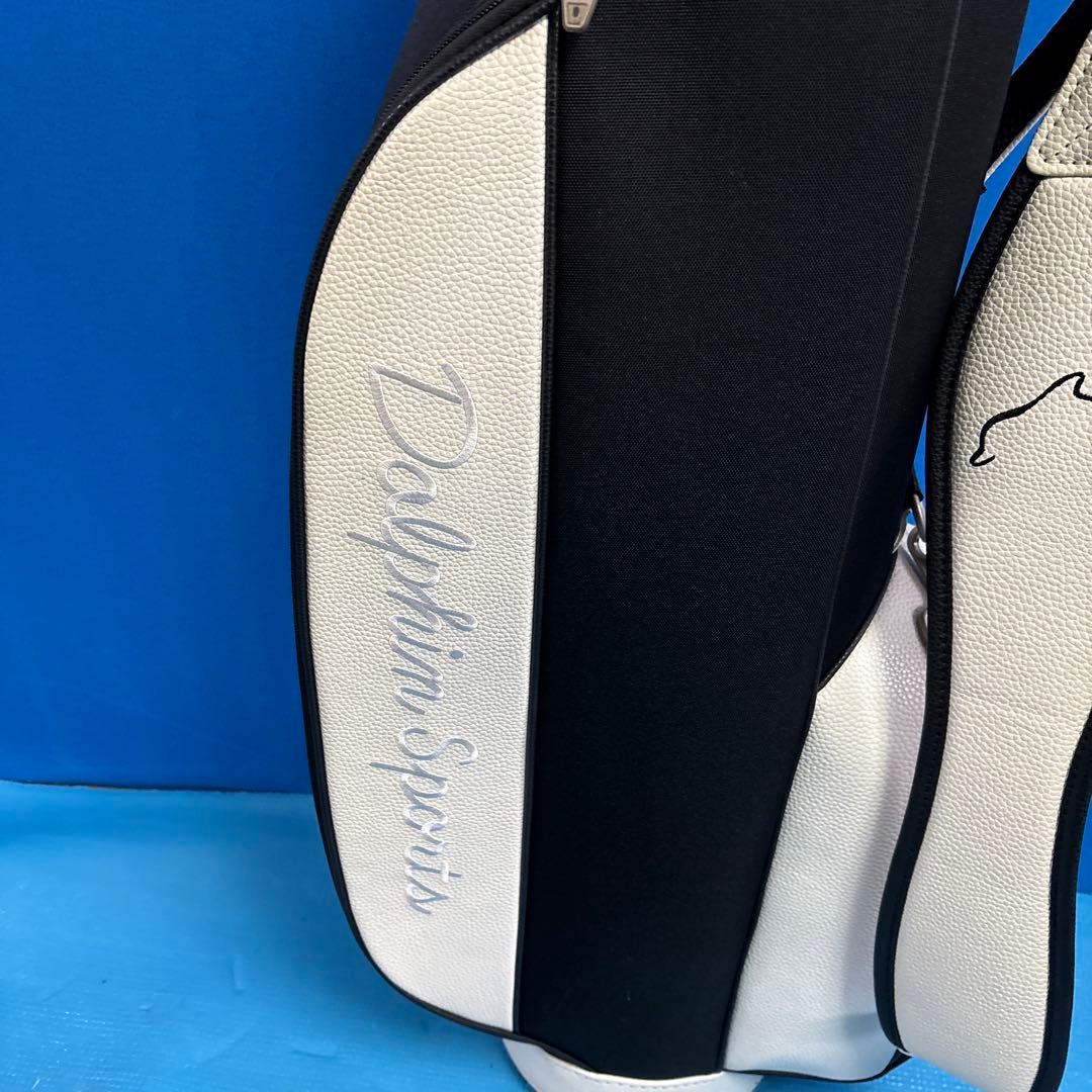 Dolphin Sports ゴルフバッグ・黒/白