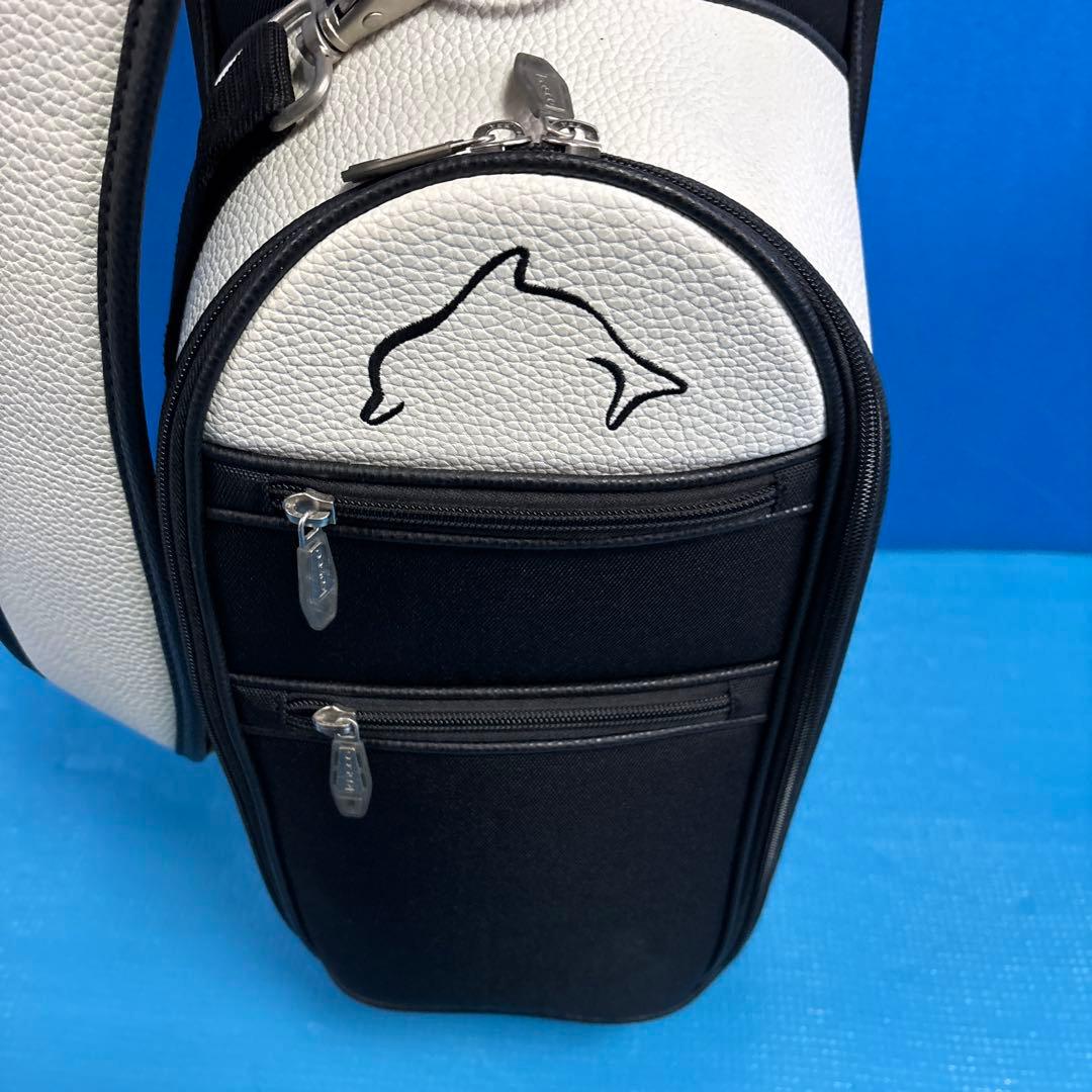 Dolphin Sports ゴルフバッグ・黒/白