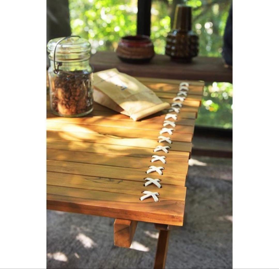 木製折りたたみテーブル