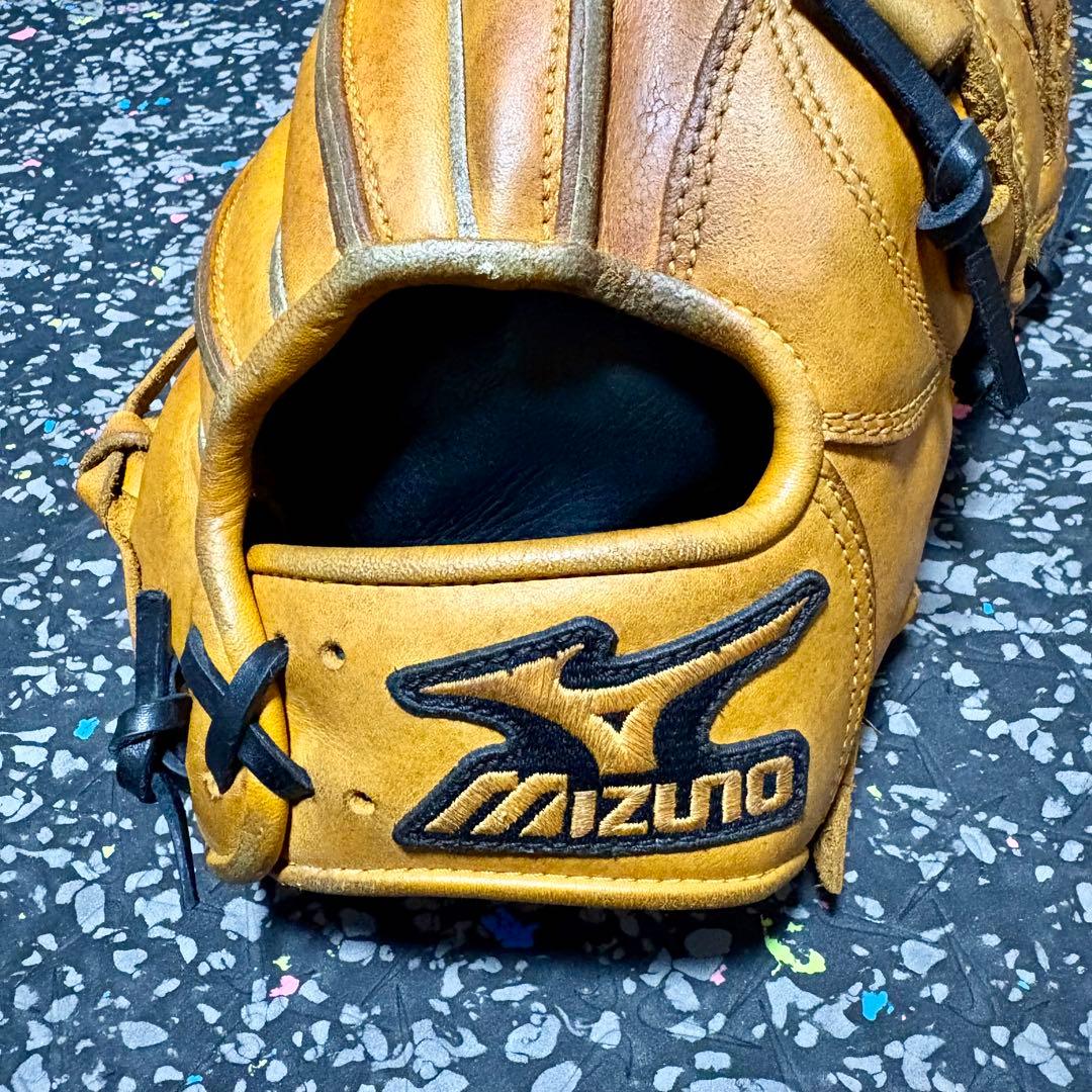 ミズノ 軟式用 内野手用グローブ プロフェッショナルグローバル バスケットウェブ