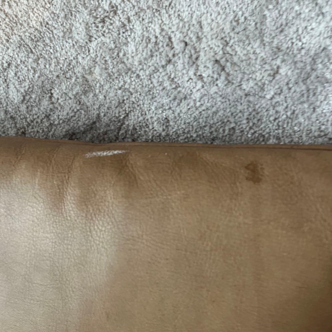 美品★本革クッション★レザー　定価4万